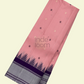 Pale Pink with Multiple Color Buttas with Navy Blue border Gadwal Silk Saree- 050