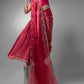 Dewali Saree with Red and Silver Designed Border-051