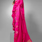 Dewali Saree with Pink and  Silk Design Pallu-047