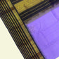 Purple Shade  with Black Pallu and Border with Golden Zari KAnjivaram Saree-032