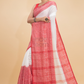 Dewali Silk Saree  Red Zari Border-002