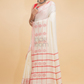 Dewali Saree Handloom Cotton in Red White 017