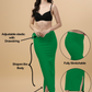 Saree Shapewear Straight Cut Rope Style In Lime Green Color - 011