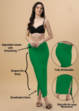 Saree Shapewear Straight Cut Rope Style In Lime Green Color - 011