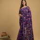 Royal Purple Jamdani Saree - 036