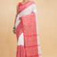 Dewali Silk Saree  Red Zari Border-002