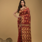 Umber Brown Cotton Silk Jamdani Saree - 022