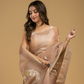 Jamdani Saree With Light Brown - 022