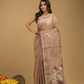 Jamdani Saree With Light Brown - 022