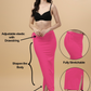 Saree Shapewear Straight Cut Rope Style In Punch Pink Color - 013