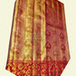 Marron Pink with Golden Designed Border Kanjivaram Saree-042