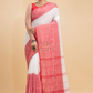 Dewali Silk Saree  Red Zari Border-002