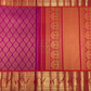 Soft Maroon and Gold Border Kanjivaram Silk Saree-010