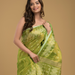 Jade Green Tissue  Silk Jamdani Saree - 002