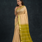 Linen White  Korvai Saree - 146