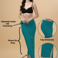 Saree Shapewear Straight Cut Rope Style In Teal Green Color - 015