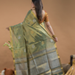 Tissue Silk Saree In Metallic gold -025