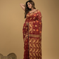 Umber Brown Cotton Silk Jamdani Saree - 022