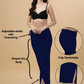 Saree Shapewear Straight Cut Rope Style In Berry Blue Color - 016