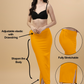 Saree Shapewear Straight Cut Rope Style In Amber Orange Color - 017