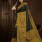 Dark Green Cotton Silk Saree - 013