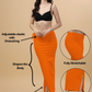 Saree Shapewear Straight Cut Rope Style In Neon Orange Color - 018