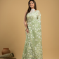 Light Green Cotton Silk Jamdani Saree - 032