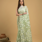 Light Green Cotton Silk Jamdani Saree - 032