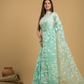 Baby Blue Cotton Silk Jamdani Saree - 033