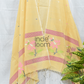 Cotton  Jamdani 2 Piece Set Kurti & Dupatta with Pastle Yellow - 188