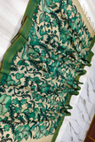 Jungle Green Design Bangalore silk Kalamkari Dupatta  -001