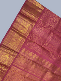 Light Pink Pure Handwoven Kanchi Silk Saree - 200