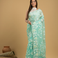 Baby Blue Cotton Silk Jamdani Saree - 033