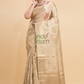 Dewali Saree with Pure Silk and  Golden Design-045