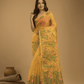 Jamdani Saree With Mustard Yellow - 04