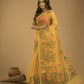 Jamdani Saree With Mustard Yellow - 04