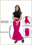 Saree Shapewear Fish Cut Style In Hot Pink Color - 008