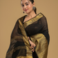 True Black Jamdani Saree - 039