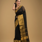 True Black Jamdani Saree - 039