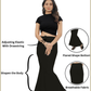 Saree Shapewear Fish Cut Style In True Black Color - 010