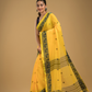 Bright Yellow Jamdani Saree - 035