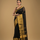 True Black Jamdani Saree - 039