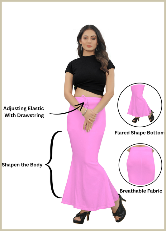 Saree Shapewear Fish Cut Style In Ultra Pink Color - 014