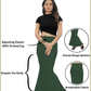 Saree Shapewear Fish Cut Style In Pine Green Color - 016