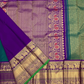 Forest green design - golden border gadwal saree - 068