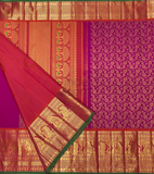 Dark Pink with Golden Zari Kanjivaram Silk Saree-013