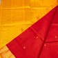 Classic Red and Yellow border with small zari buttas Korvai Saree -163