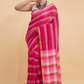 Dewali Silk Saree in Red and Golden Border-006