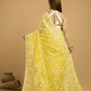 Lemon Yellow Cotton Silk Jamdani Saree - 026