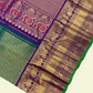 Forest green design - golden border gadwal saree - 068